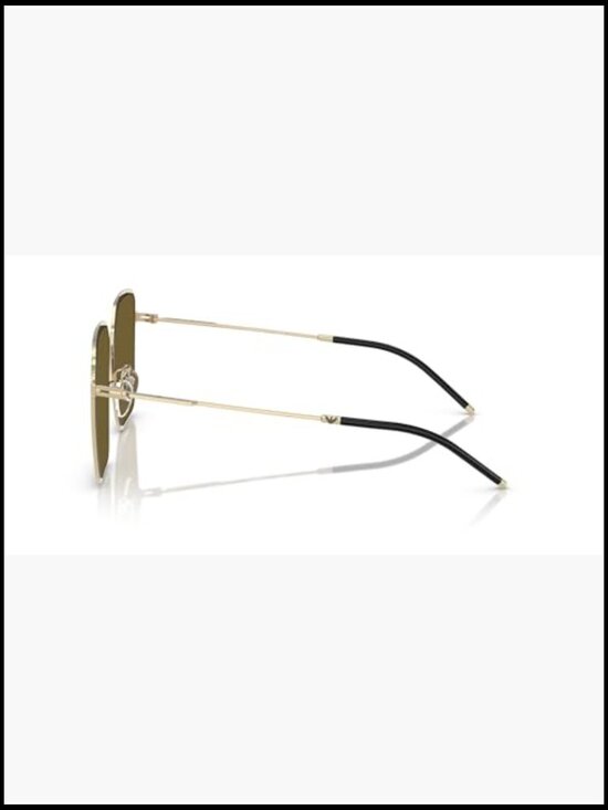 Square Metal Frame Sunglasses with UV Protection